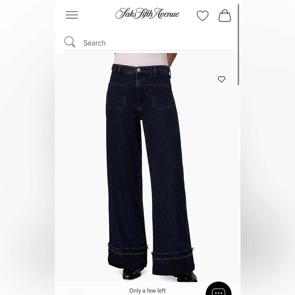 rag & bone Marina Denim Mid-Rise Wide-Leg Jeans